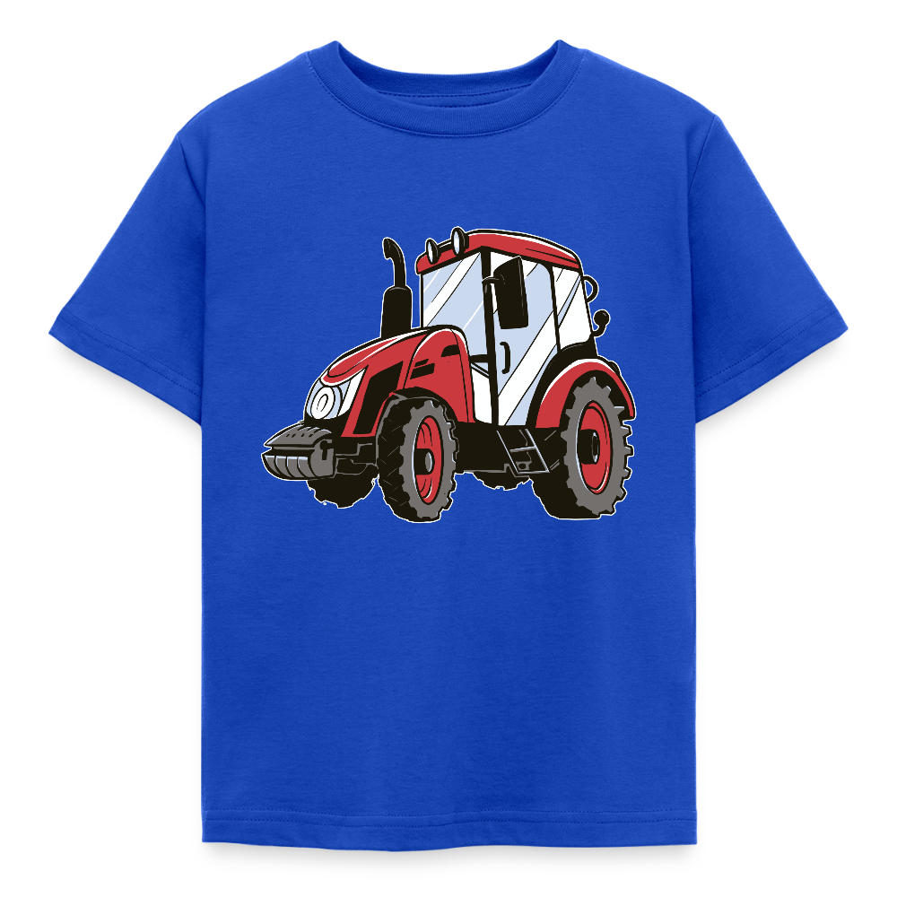 Kinder T-Shirt "Kleiner roter Traktor" - Royalblau