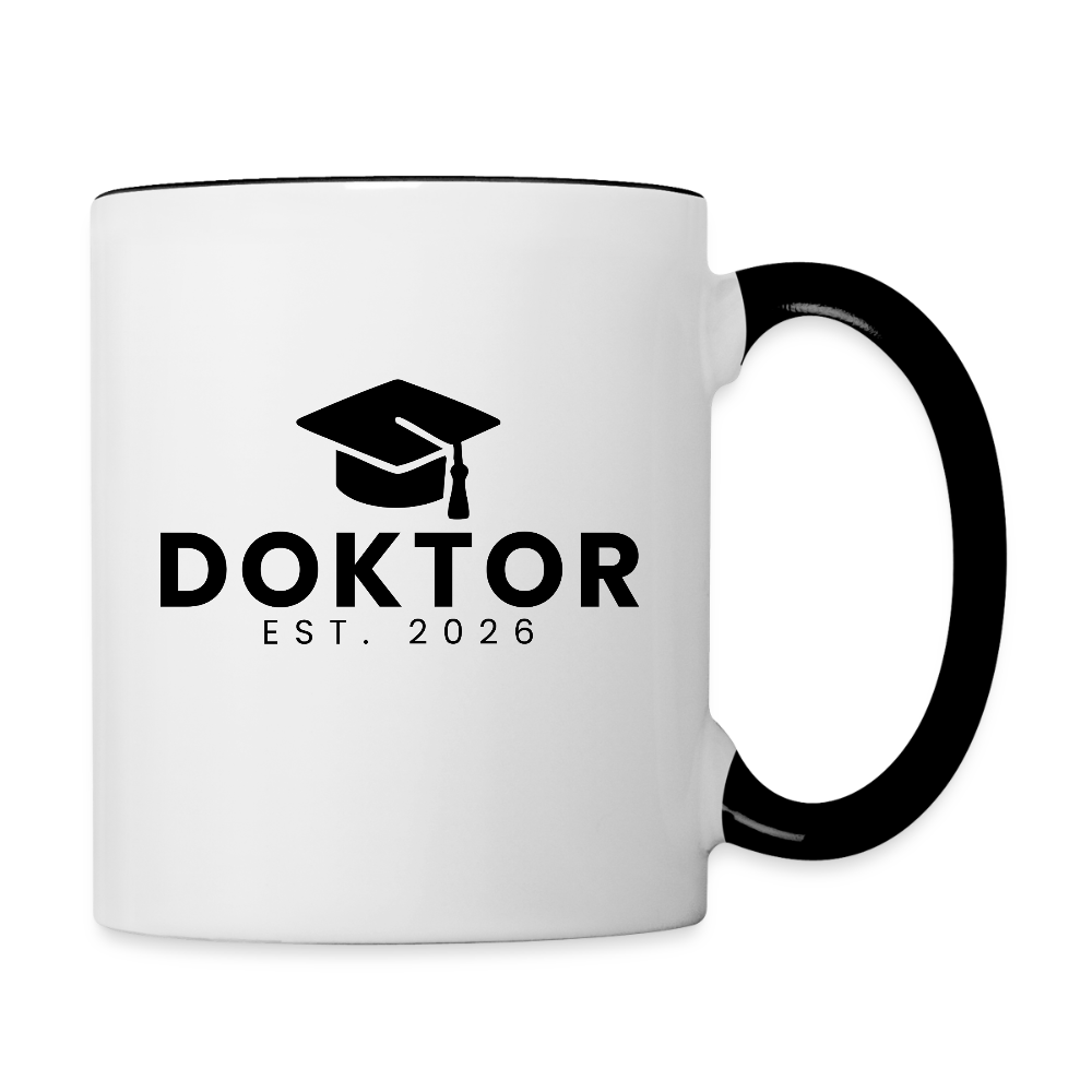 Tasse "Doktor - 2026" - Weiß/Schwarz