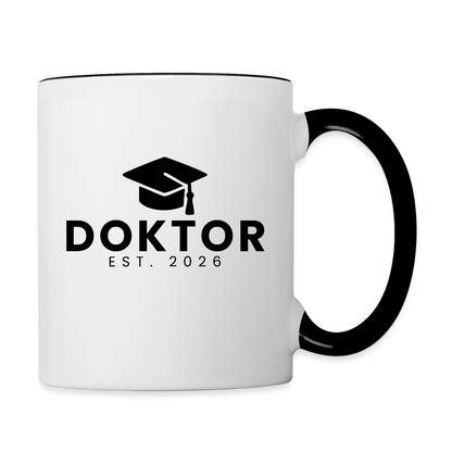 Tasse "Doktor - 2026" - Weiß/Schwarz