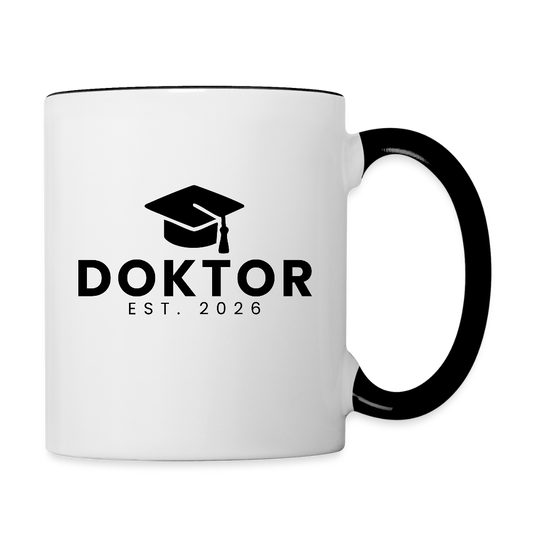 Tasse "Doktor - 2026" - Weiß/Schwarz