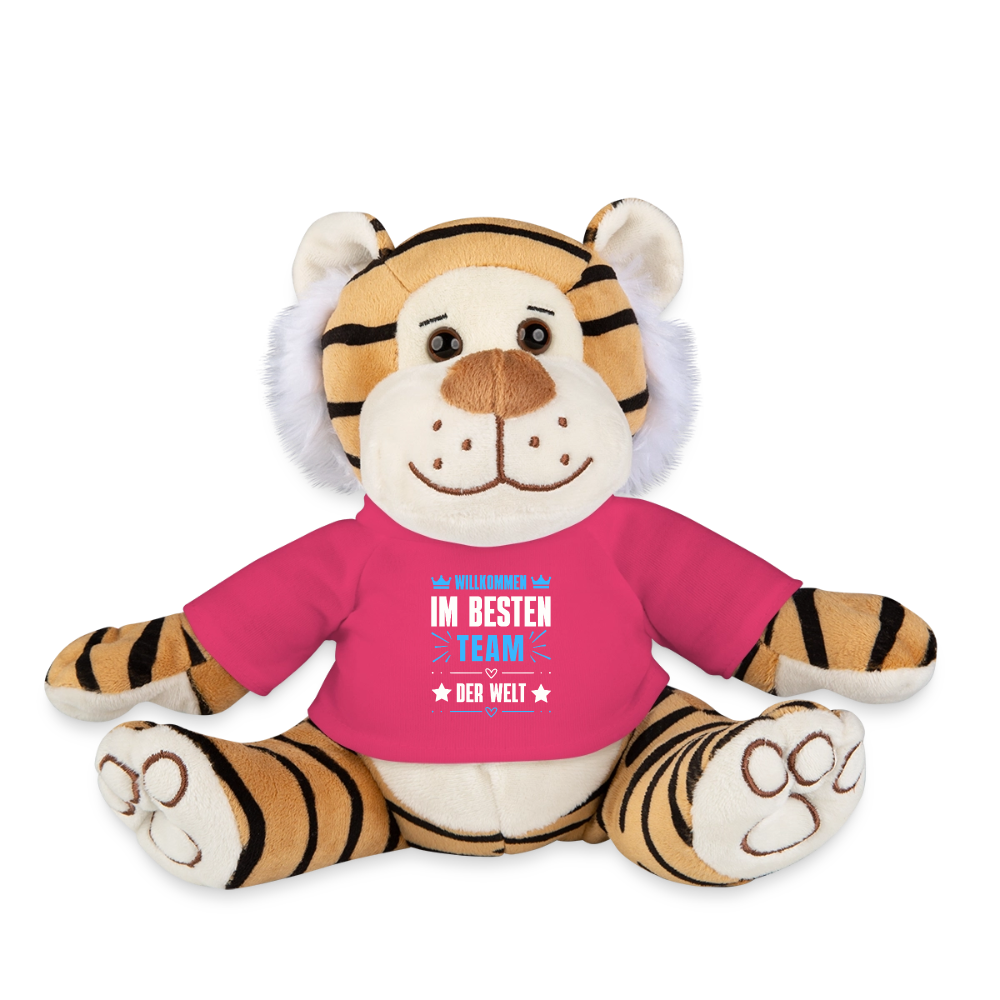 Plüschtiger "Willkommen im besten Team der Welt" - Pink