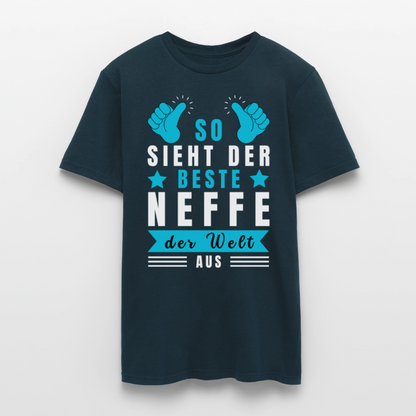 Männer T-Shirt "So sieht der beste Neffe der Welt aus" - Navy