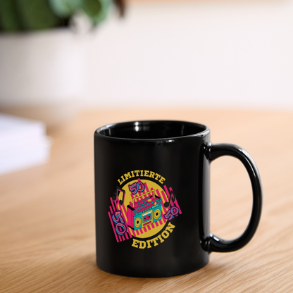 Tasse "Limitierte Edition 50 Jahre" - Schwarz