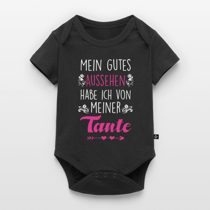 Baby Body "Mein gutes Aussehen habe ich von meiner Tante" - Schwarz