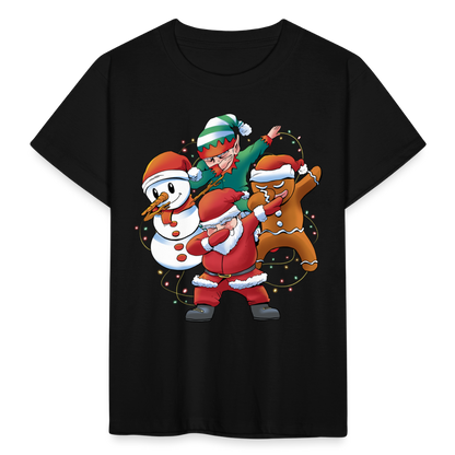 Kinder T-Shirt Weihnachten - Schwarz