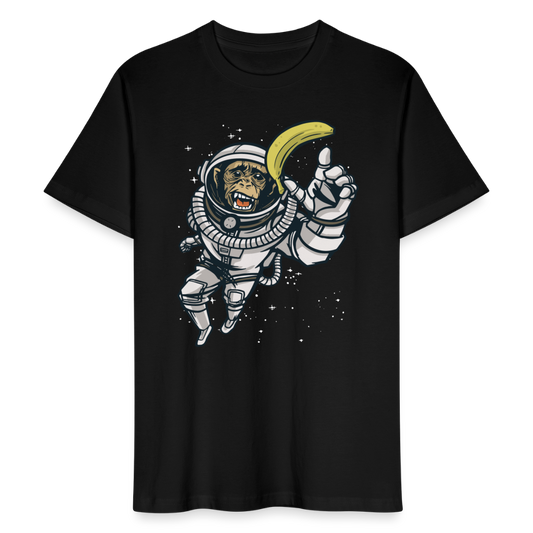 Männer Bio T-Shirt "Astronauten-Affe" - Schwarz