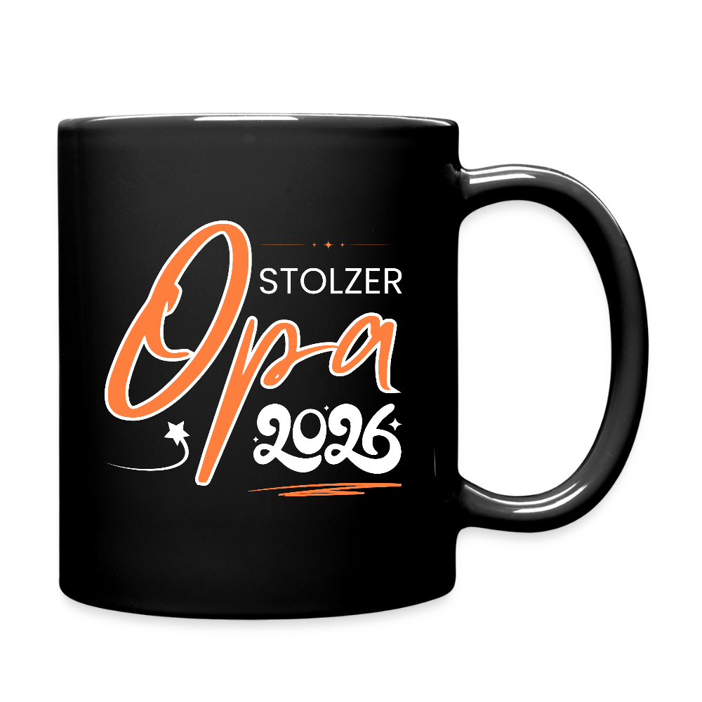 Tasse "Stolzer Opa 2026" - Schwarz
