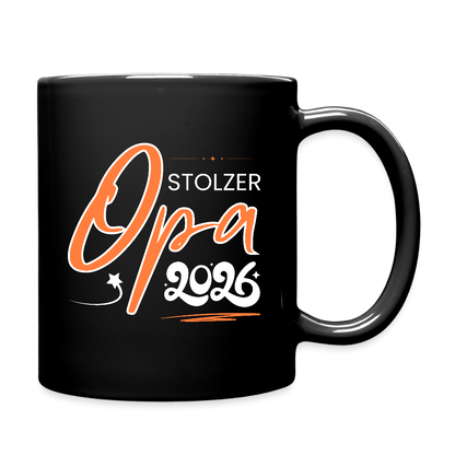 Tasse "Stolzer Opa 2026" - Schwarz