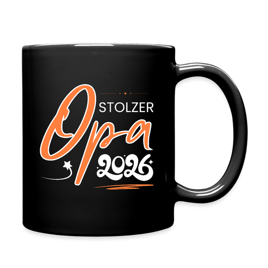 Tasse "Stolzer Opa 2026" - Schwarz