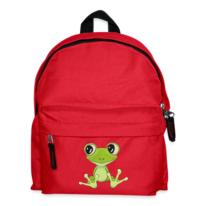 Kinder Rucksack "Niedlicher Frosch" - Rot