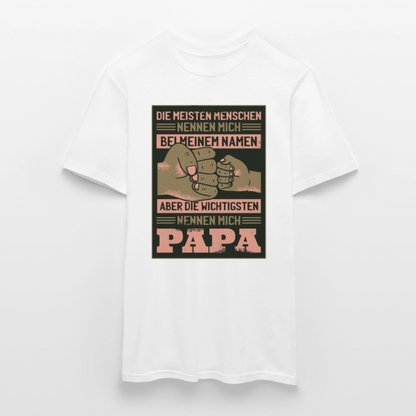Männer T-Shirt "Die wichtigsten nennen mich Papa" - Weiß