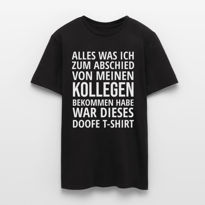 Männer T-Shirt "Abschied Kollege" - Schwarz