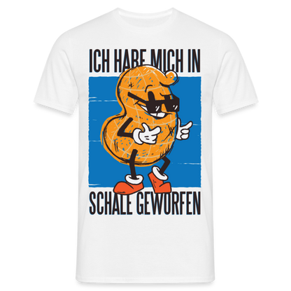 Männer T-Shirt "Ich habe mich in Schale geworfen" - Weiß