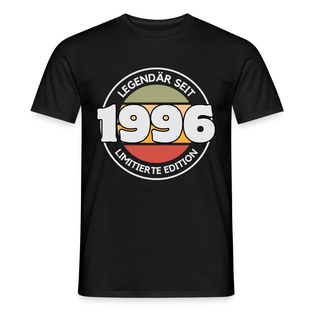Männer T-Shirt "Legendär seit 1996 - Limitierte Edition" - Schwarz