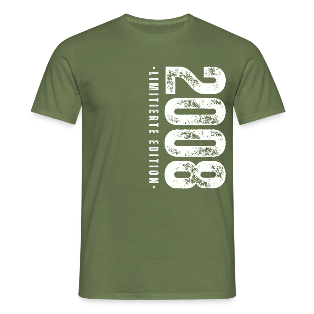 Männer T-Shirt "2008 - Limitierte Edition" - Militärgrün
