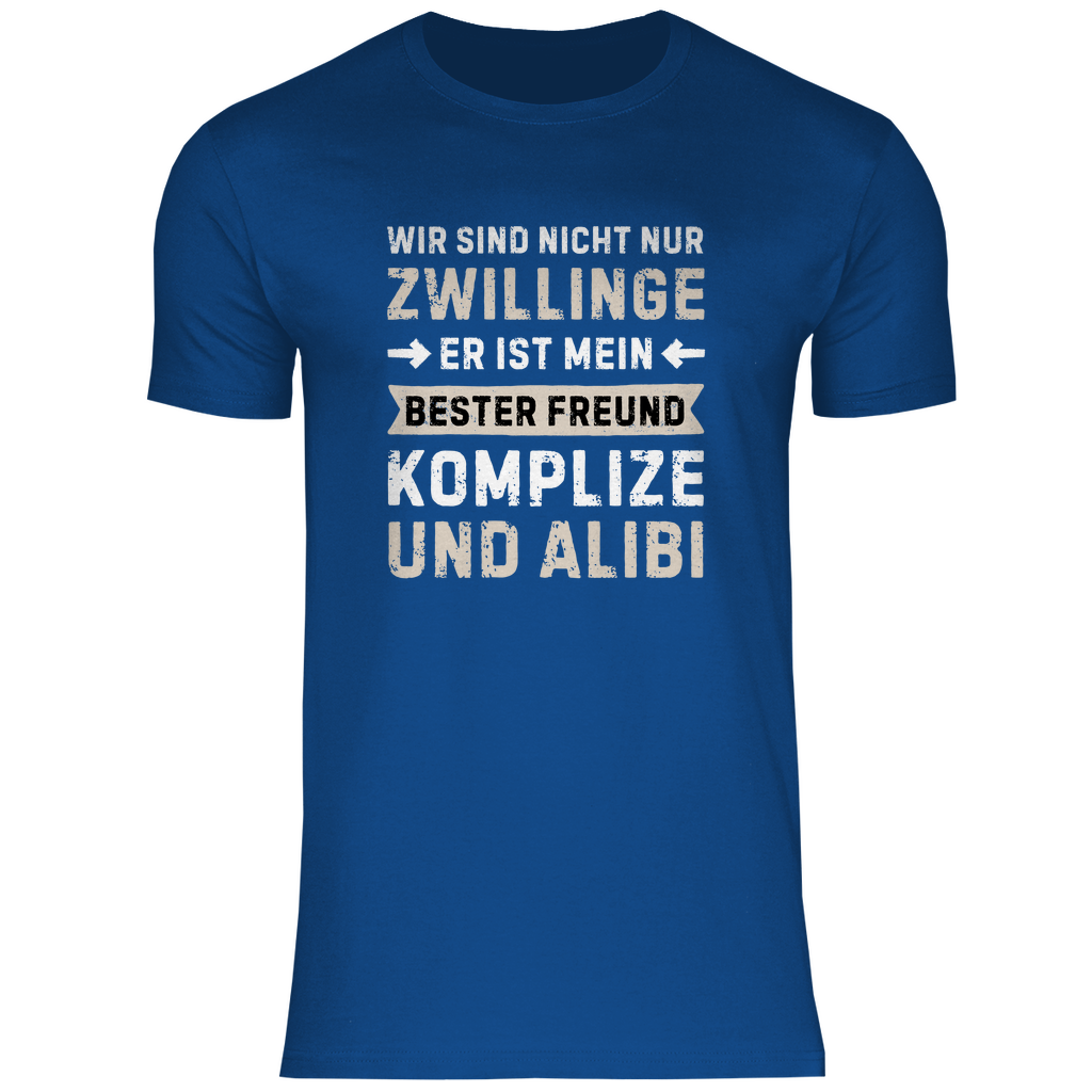 Herren T-Shirt "Wir sind nicht nur Zwillinge"