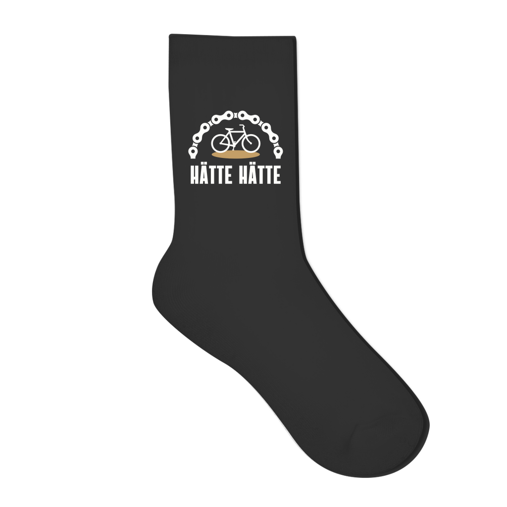 Socken "Hätte Hätte Fahrradkette"