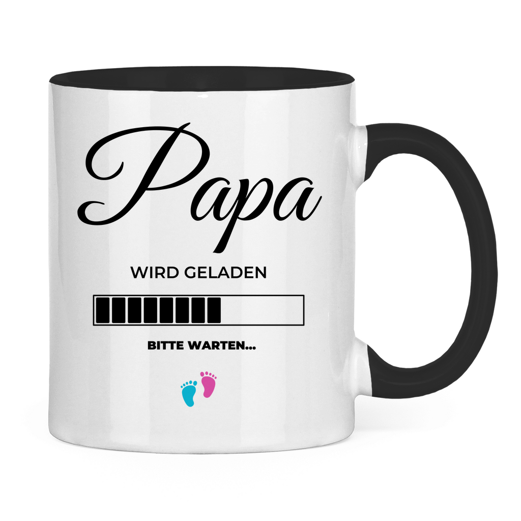 Tasse zweifarbig "Angehender Papa"