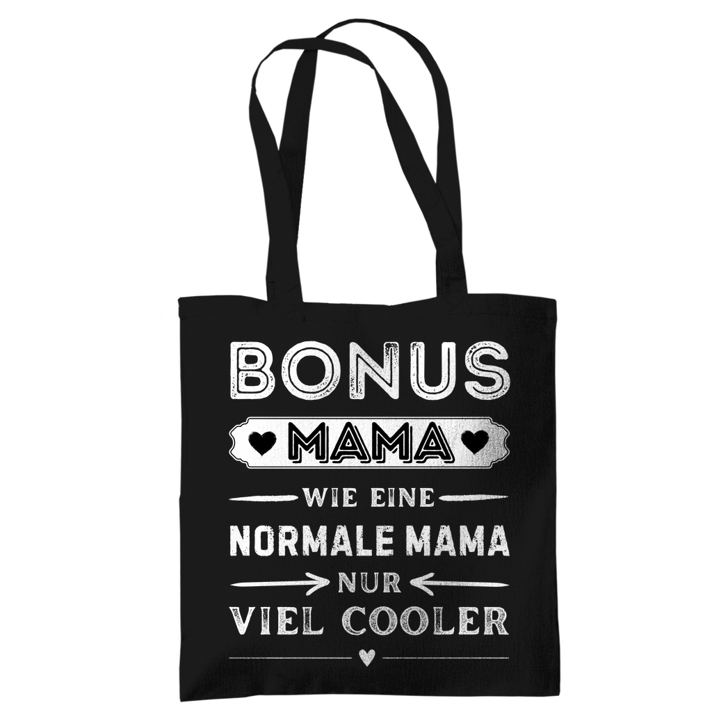 Tragetasche "Bonus Mama - Wie eine normale Mama, nur viel cooler"