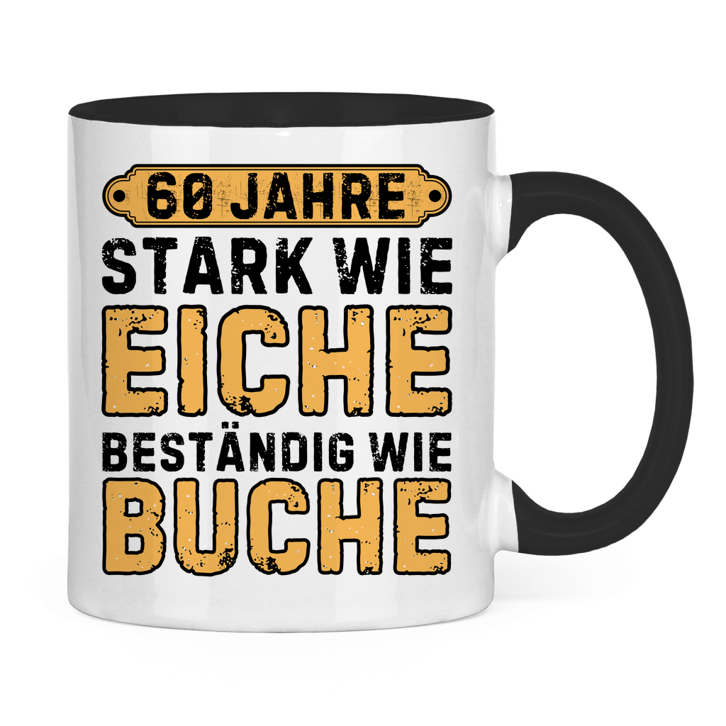 Tasse "60. Geburtstag Holz"