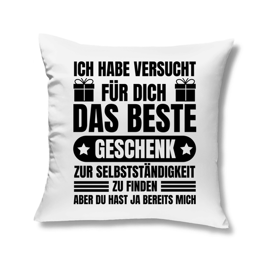 Sofakissen "Das beste Geschenk zur Selbstständigkeit finden"