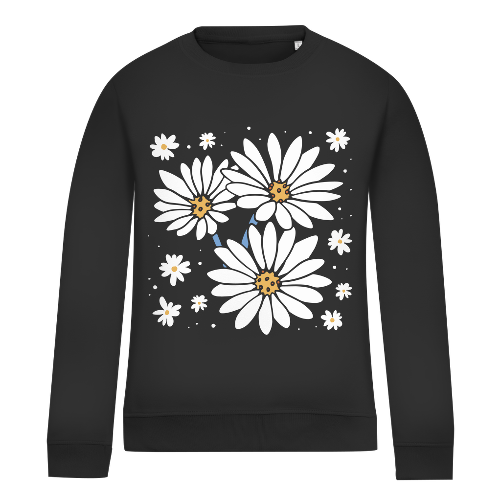 Damen Sweatshirt "Größere Gänseblümchen"