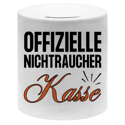 Spardose "Offizielle Nichtraucher Kasse"