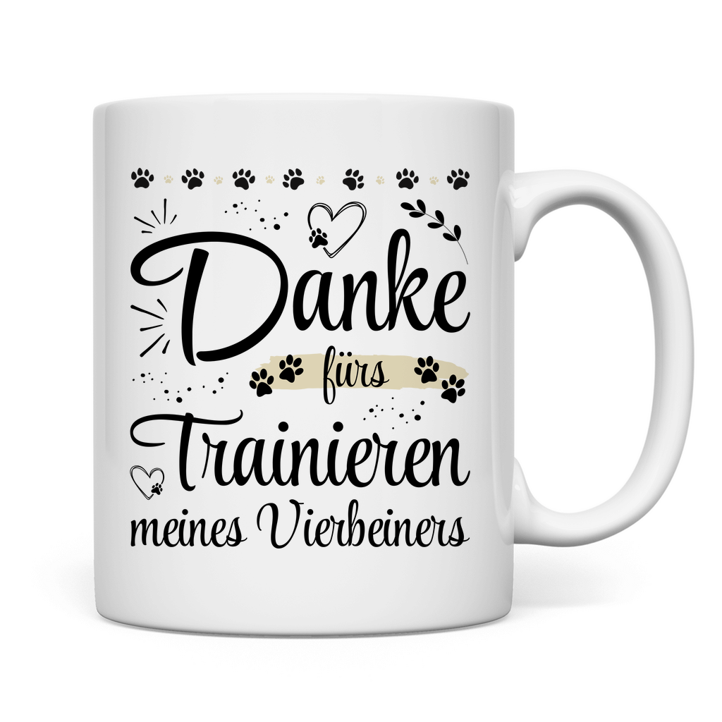 Tasse "Danke Hundetrainer"