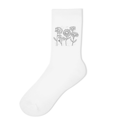 Socken "5 Gänseblümchen"