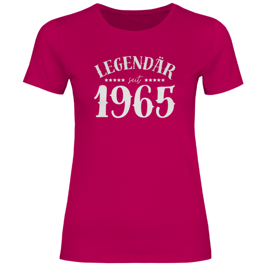 Damen T-Shirt "Legendär seit 1965" pink