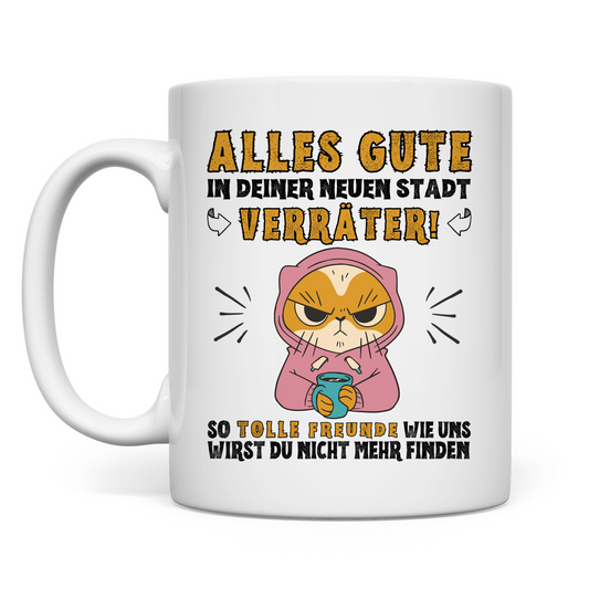 Tasse Geschenk Umzug neue Stadt