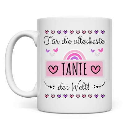 Tasse "Für die allerbeste Tante der Welt!"