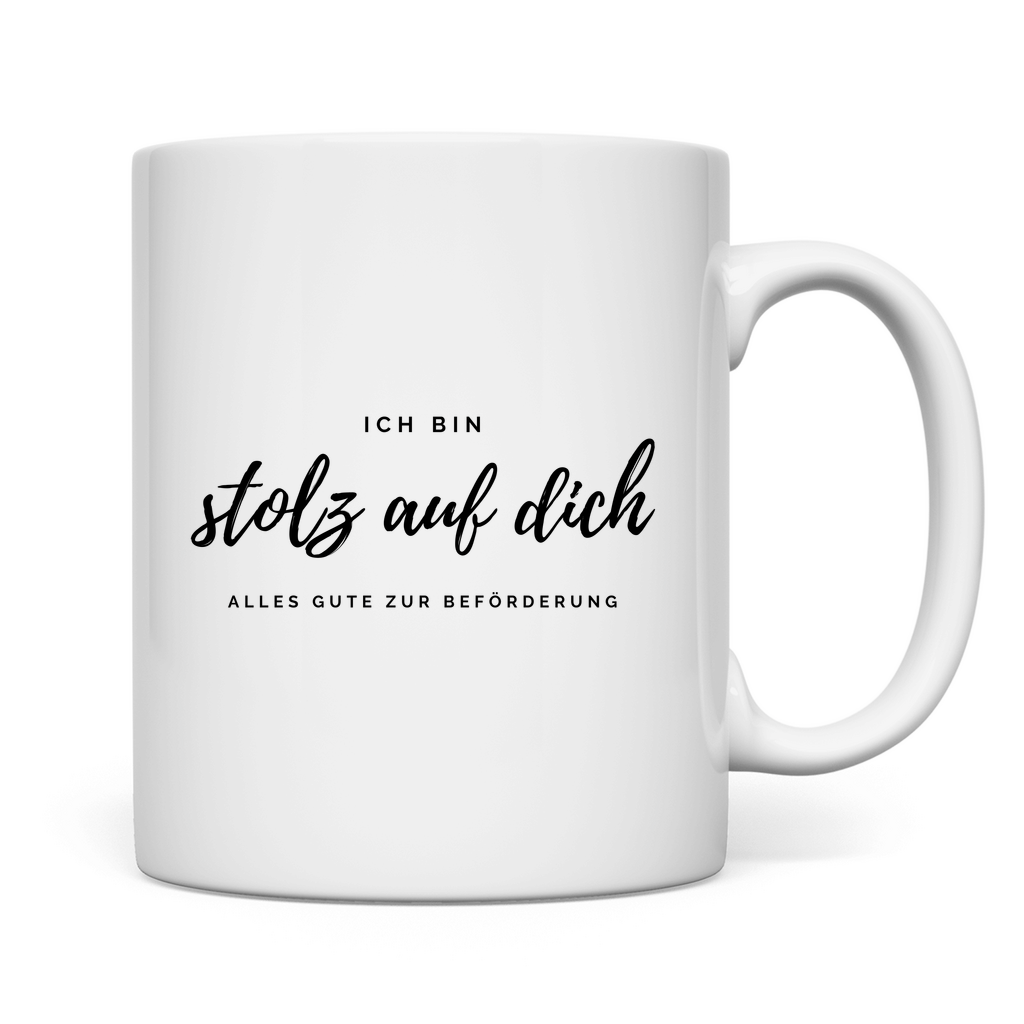 Tasse "Alles Gute zur Beförderung"