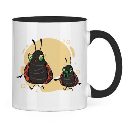 Tasse "Marienkäfer Mama und Kind"