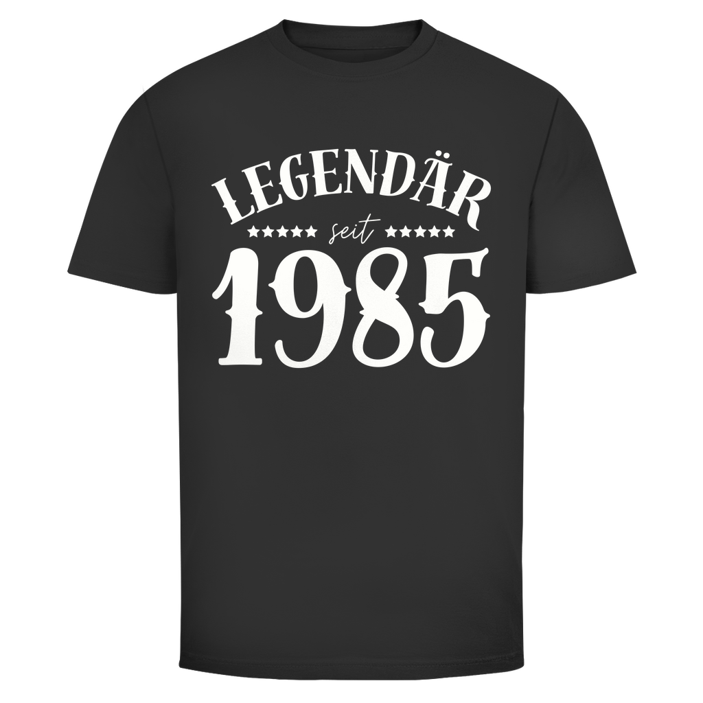 Herren T-Shirt "Legendär seit 1985" schwarz