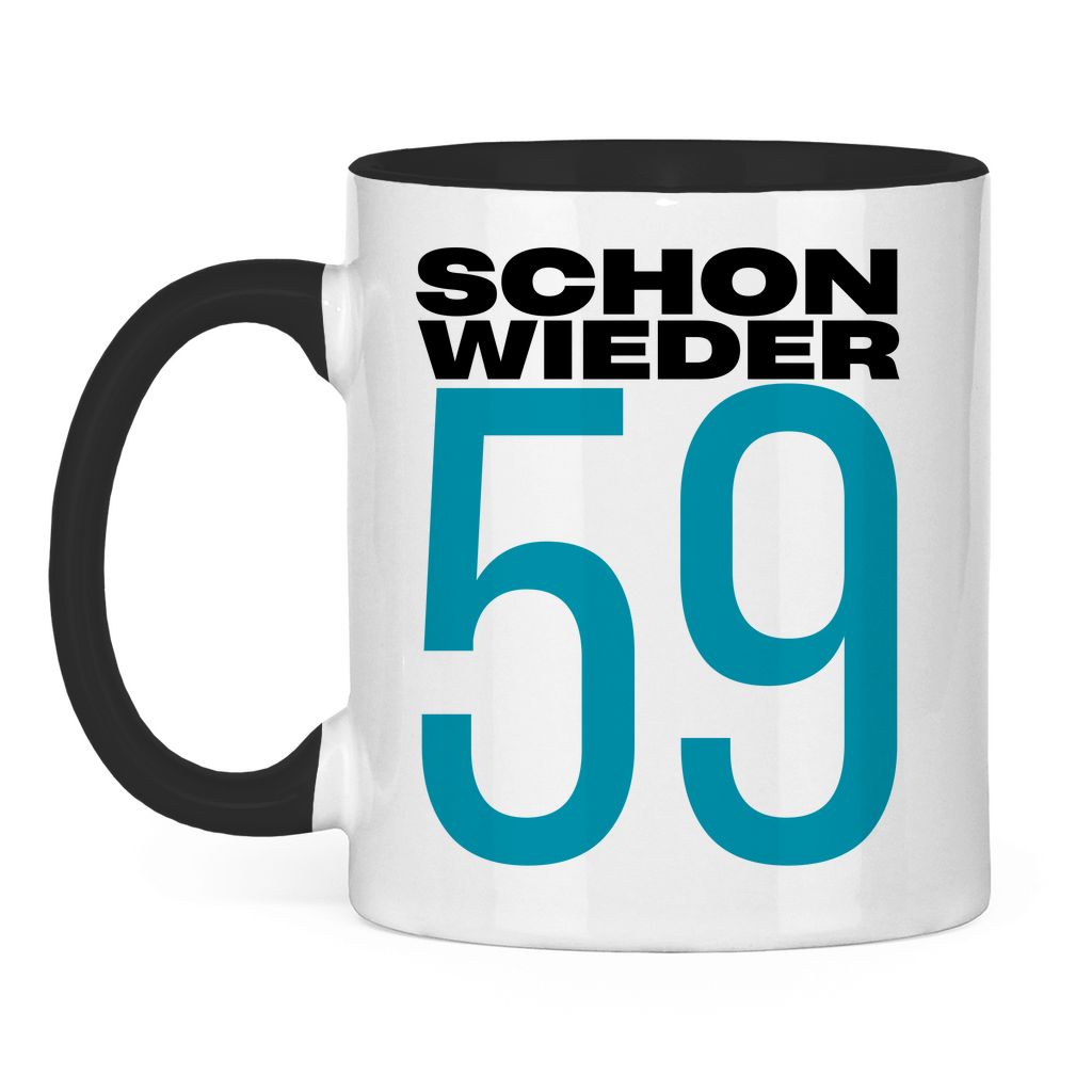 Tasse "Schon wieder 59" (Blau)