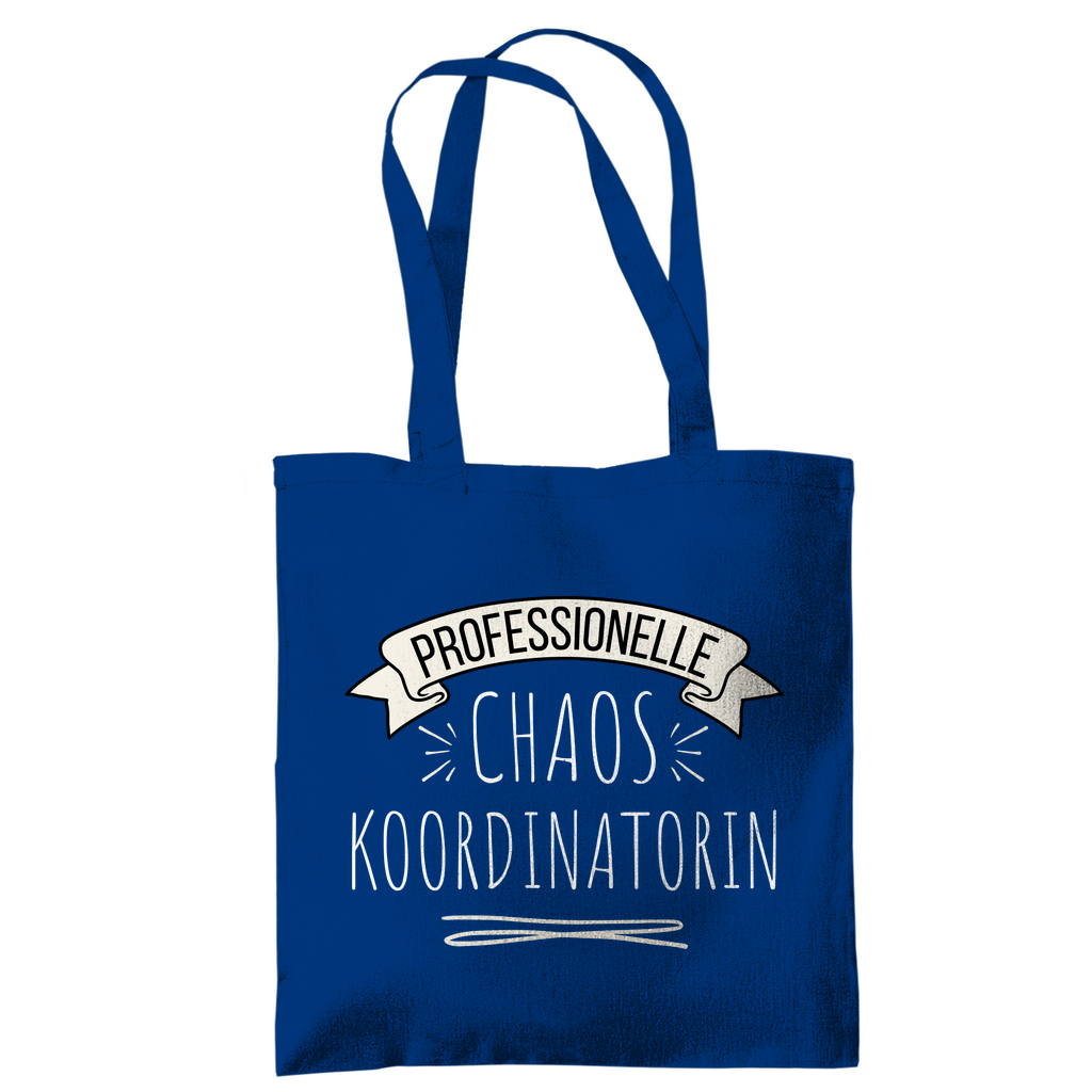 Tasche "Professionelle Chaos Koordinatorin" blau