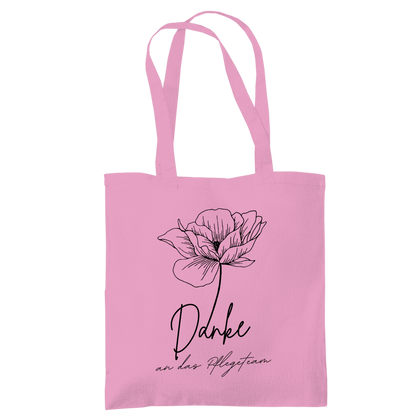 Tragetasche "Danke an das Pflegeteam" pink