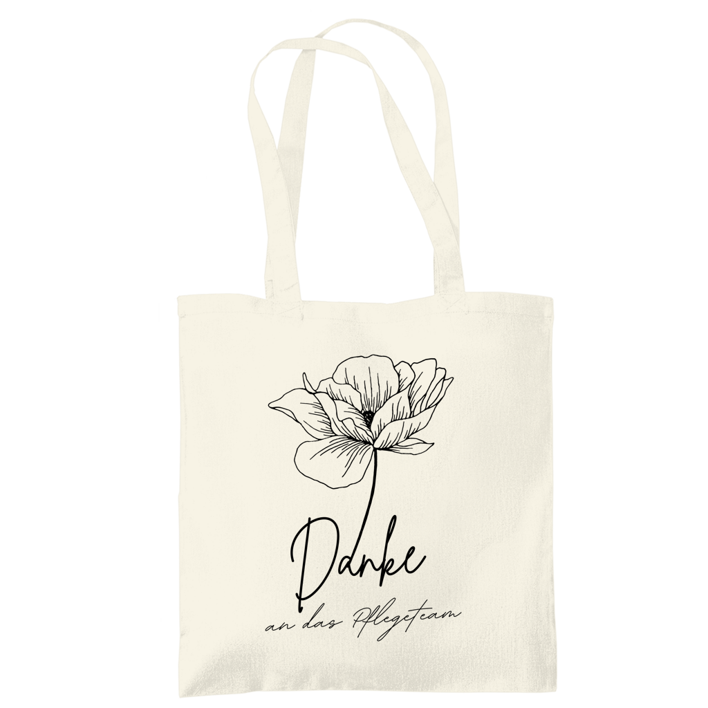 Tragetasche "Danke an das Pflegeteam" natural