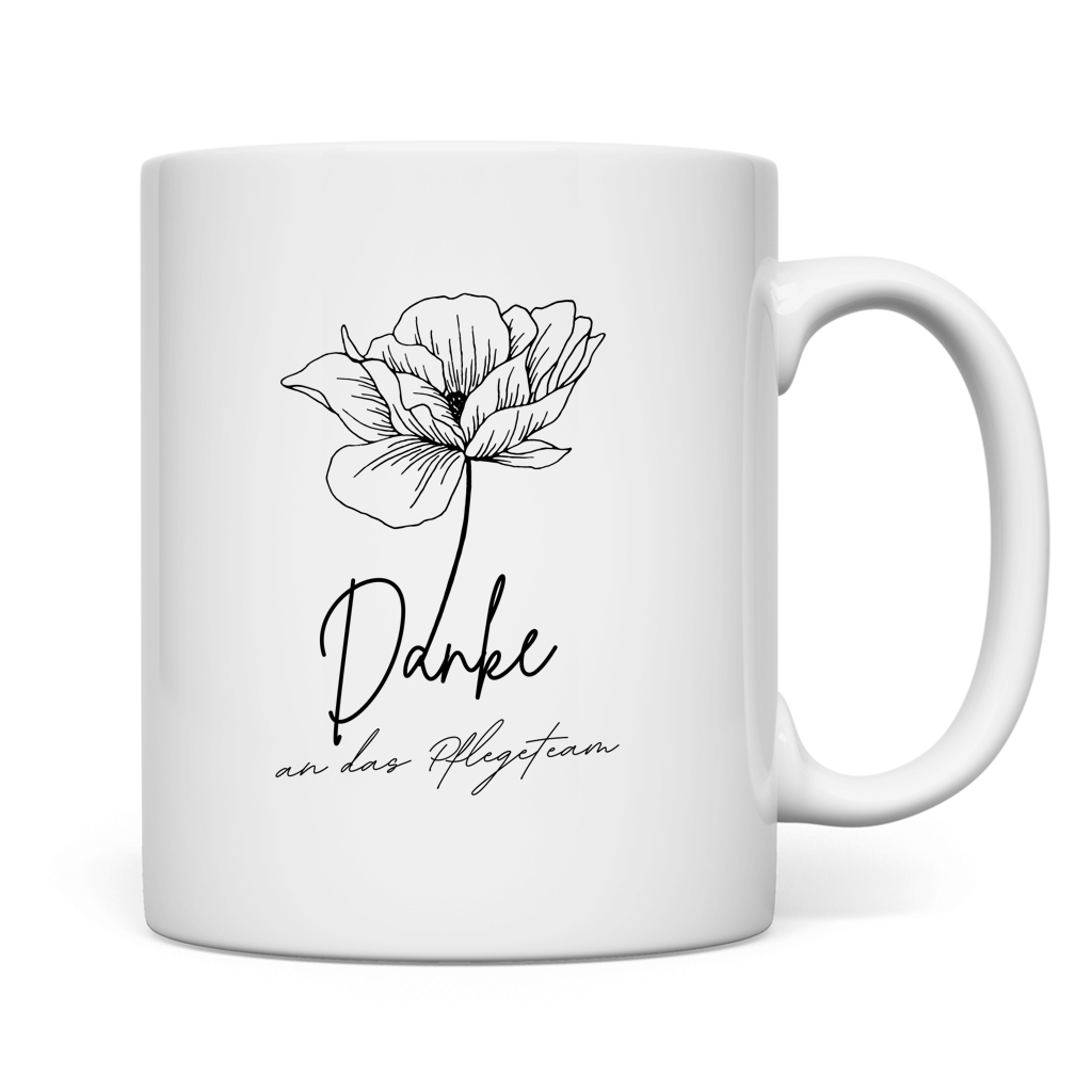 Tasse "Danke an das Pflegeteam"