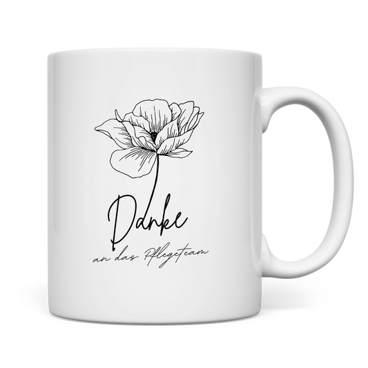 Tasse "Danke an das Pflegeteam"