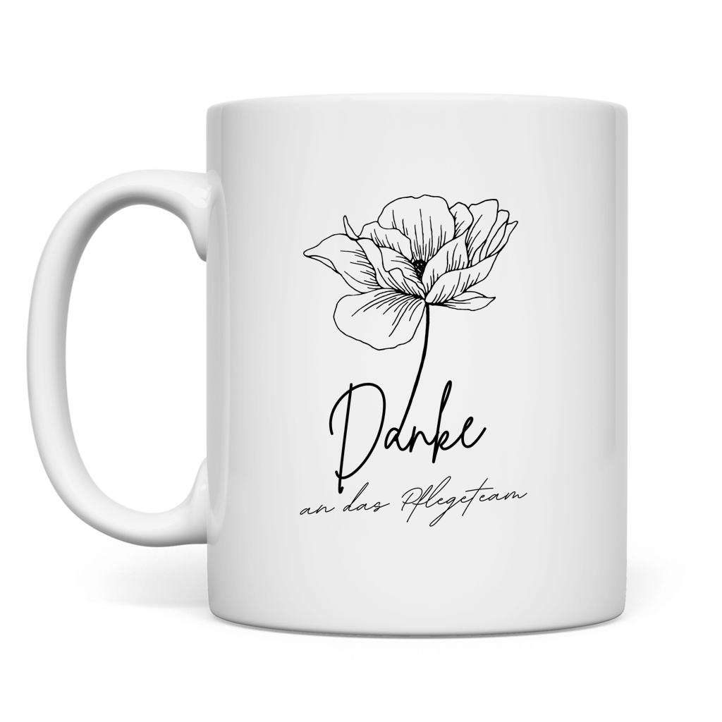 Tasse "Danke an das Pflegeteam"