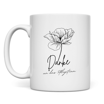 Tasse "Danke an das Pflegeteam"