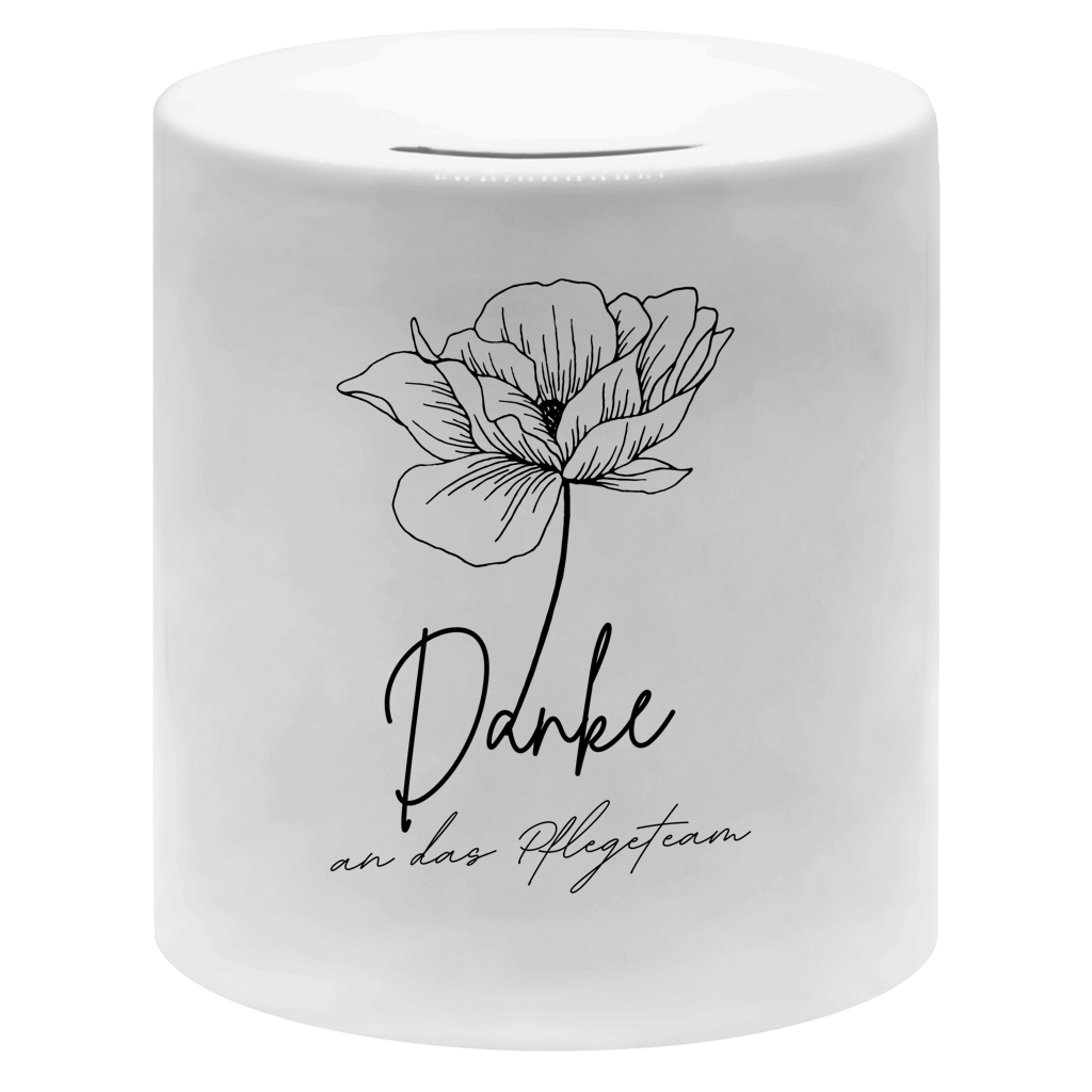 Spardose "Danke an das Pflegeteam"