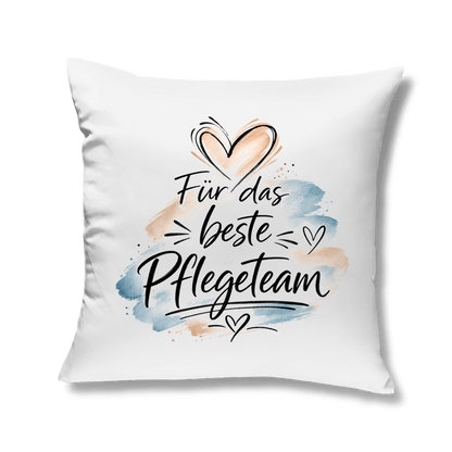 Sofakissen "Für das beste Pflegeteam"