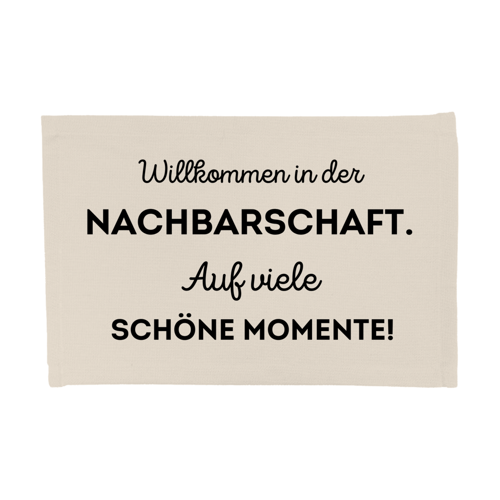 Tischset "Willkommen in der Nachbarschaft."