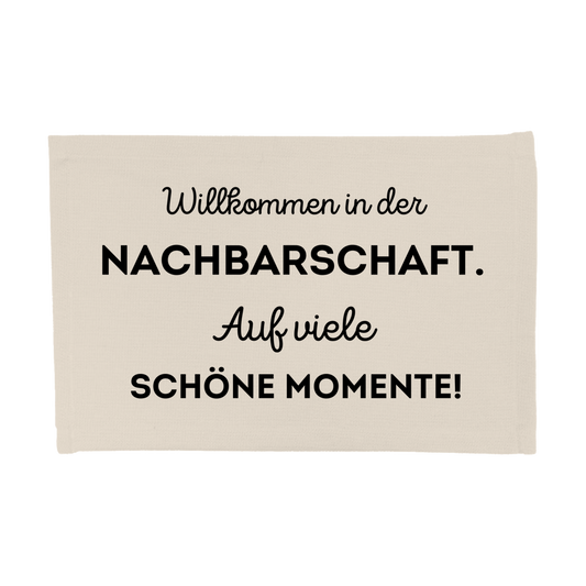 Tischset "Willkommen in der Nachbarschaft."
