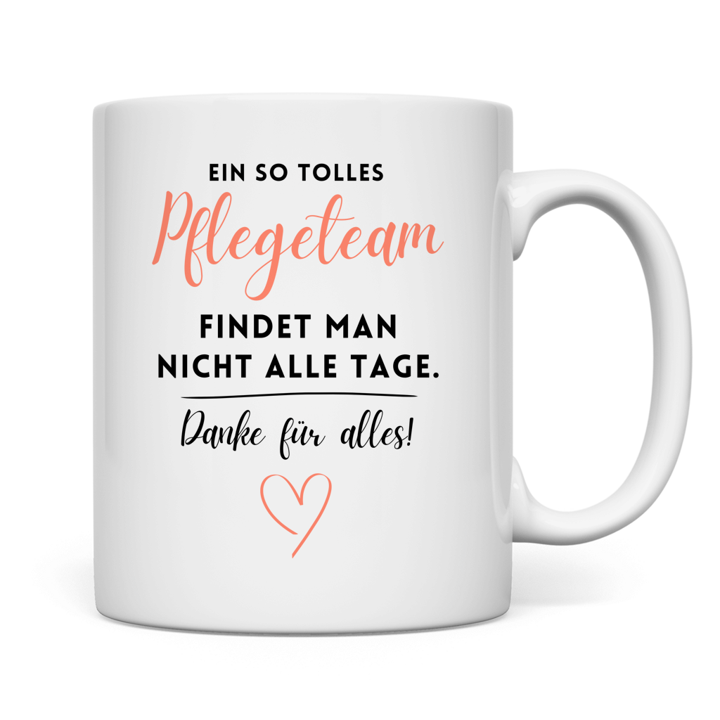 Tasse "Danke an tolles Pflegeteam"