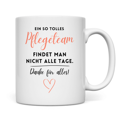 Tasse "Danke an tolles Pflegeteam"