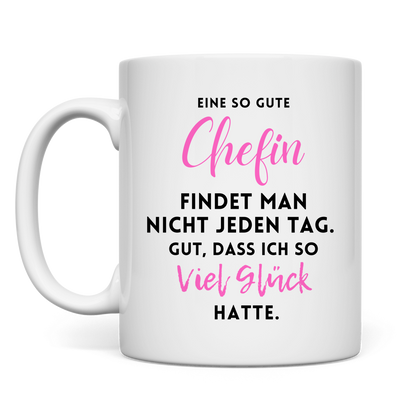 Tasse "Eine so gute Chefin"